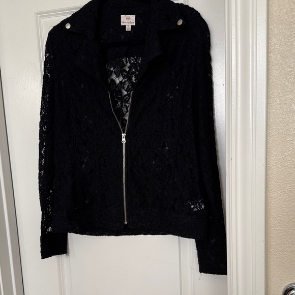 Hot in Hollywood Black Lace Blazer - Picture 1 of 4